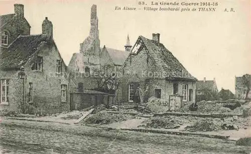 AK / Ansichtskarte  Thann  68 Haut-Rhin Village bombarde pres de Thann