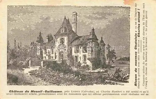 AK / Ansichtskarte  Mesnil-Guillaume Le Lisieux 14 Calvados Chateau de Mesnil Guillaume