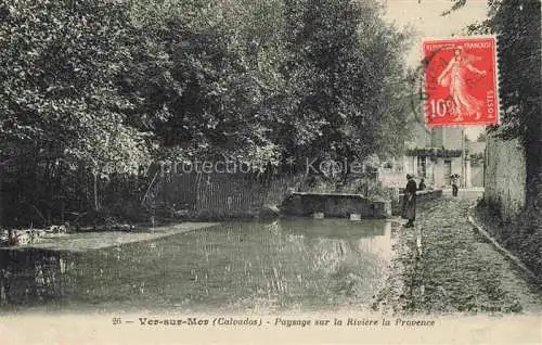 AK / Ansichtskarte  VER-SUR-MER Bayeux 14 Calvados Paysage sur la Riviere la Provence