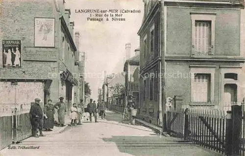 AK / Ansichtskarte  LANGRUNE-SUR-MER 14 Calvados Rue de la Mer Passage a Niveau