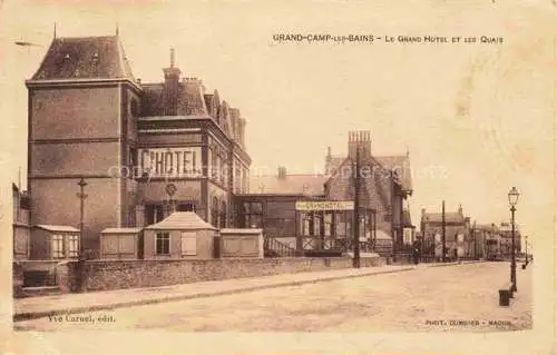 AK / Ansichtskarte  Grand-Camp-les-Bains 76 Seine-Maritime Le Grand Hotel et les Quais