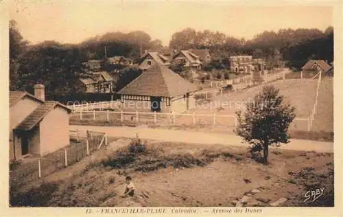 AK / Ansichtskarte  Franceville Merville-Franceville-Plage Caen 14 Calvados Avenue des Dunes