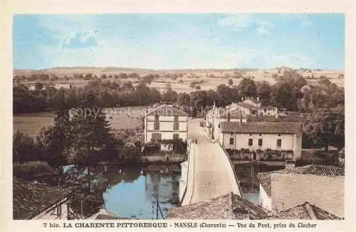 AK / Ansichtskarte  Mansle Confolens 16 Charente Vue du Pont prise du Clocher