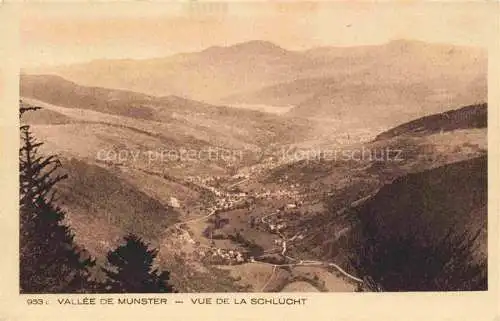 AK / Ansichtskarte  La Schlucht 1150m Gerardmer 88 Vosges Vallee de Munster Vue de la Schlucht