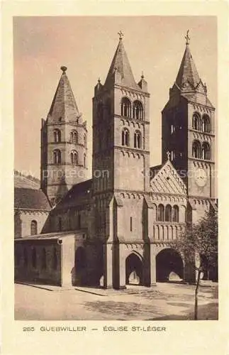 AK / Ansichtskarte  Guebwiller Elsass 68 Haut-Rhin Eglise St Leger