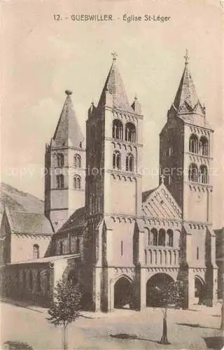 AK / Ansichtskarte  Guebwiler Gebweiler 68 Haut-Rhin Alsace Eglise St Leger