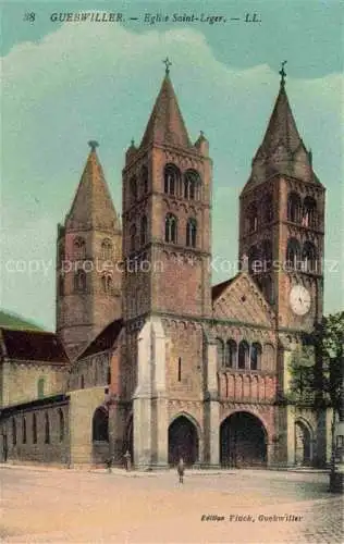 AK / Ansichtskarte  Guebwiller Elsass 68 Haut-Rhin Eglise St Leger