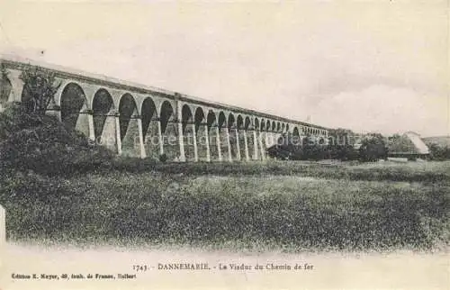 AK / Ansichtskarte  DANNEMARIE  Dammerkirch Alsace 68 Haut-Rhin Le Viaduc du Chemin de fer