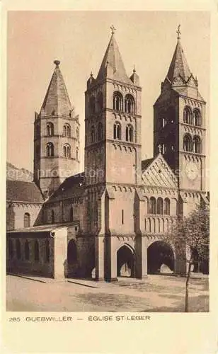 AK / Ansichtskarte  Guebwiller Elsass 68 Haut-Rhin Eglise St Leger