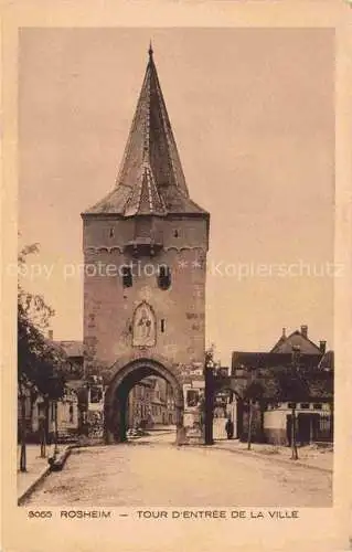 AK / Ansichtskarte  Rosheim Molsheim Alsace 67 Bas-Rhin Tour d'Entree de la Ville