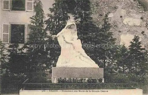 AK / Ansichtskarte  Thann  68 Haut-Rhin Monument aux Morts de la Grande Guerre