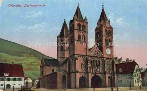 AK / Ansichtskarte  Gebweiler Guebwiler 68 Haut-Rhin Alsace Leodegarkirche