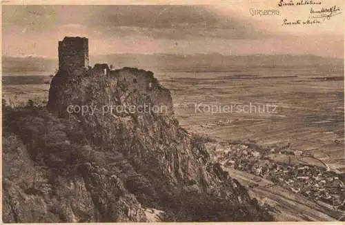 AK / Ansichtskarte  Girsberg Ruine Ribeauville Rappoltsweiler 68 Haut Rhin Panorama Ruine