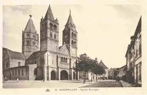 AK / Ansichtskarte  Guebwiller Elsass 68 Haut-Rhin Eglise St Leger