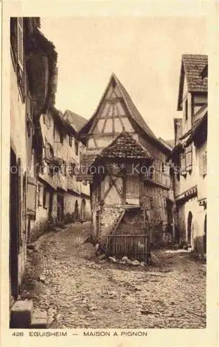 AK / Ansichtskarte  Eguisheim Egisheim 68 Haut Rhin Maison a Pignon