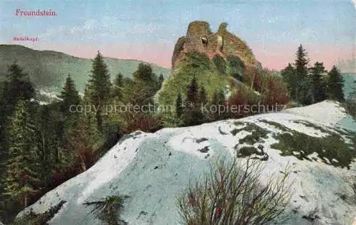 AK / Ansichtskarte  Freundstein Ruine Saint-Die 88 Vosges Panorama mit Ruine und Sudelkopf