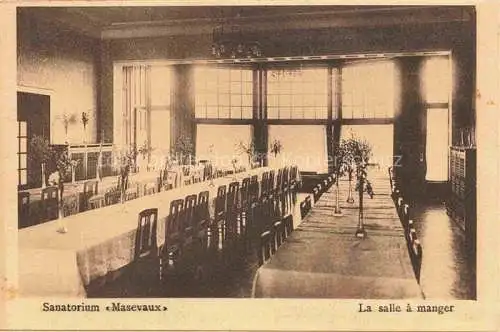 AK / Ansichtskarte  Masevaux Masmuenster 68 Haut-Rhin Sanatorium Masevaux La salle a manger