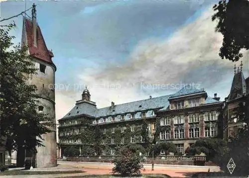 AK / Ansichtskarte  MULHOUSE Muehlhausen 68 Alsace La Tour du Bollwerk et le Lycee de Jeunes Filles