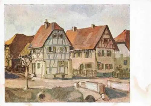 AK / Ansichtskarte  Hirzbach Hirtzbach Altkirch 68 Haut-Rhin Ortsmotiv Illustration