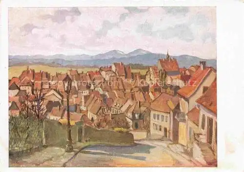 AK / Ansichtskarte  Altkirch 68 Haut-Rhin Panorama Illustration