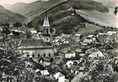 AK / Ansichtskarte  Sainte-Marie-aux-Mines 68 Haut Rhin Un coin de la Ville et Eglise Saint Louis