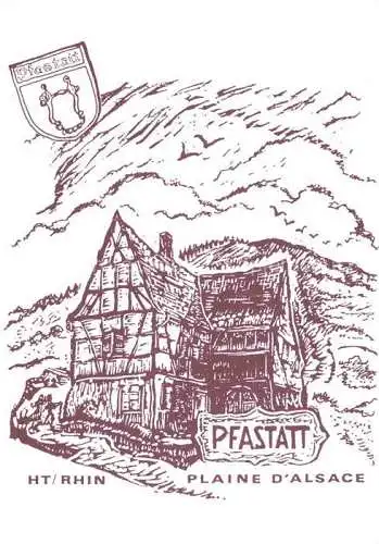 AK / Ansichtskarte  Pfastatt 68 Mulhouse Maison alsacienne a colombages Illustration