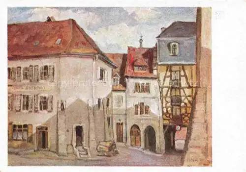 AK / Ansichtskarte  Altkirch 68 Haut-Rhin Altstadtmotiv Illustration