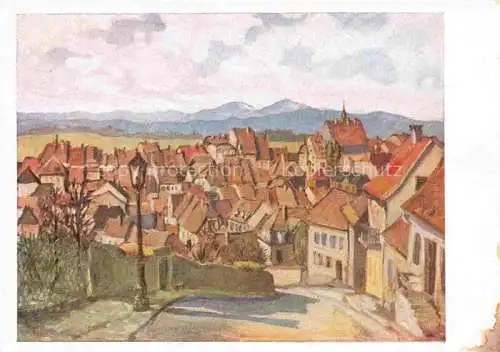 AK / Ansichtskarte  Altkirch 68 Haut-Rhin Ortsansicht Illustration