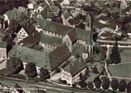 AK / Ansichtskarte  Alpirsbach Kloster Fliegeraufnahme