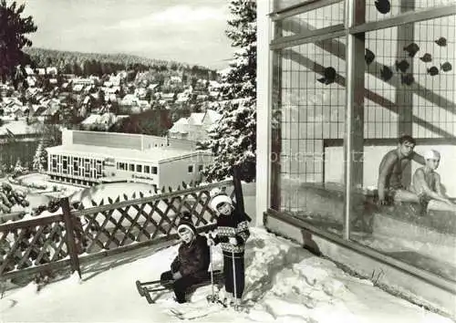 AK / Ansichtskarte  Braunlage Hallenbad mit Kurhaus im Schnee