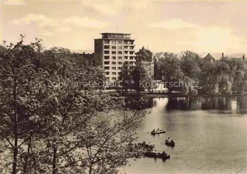 AK / Ansichtskarte  Karl-Marx-Stadt CHEMNITZ Blick zum Hochhaus