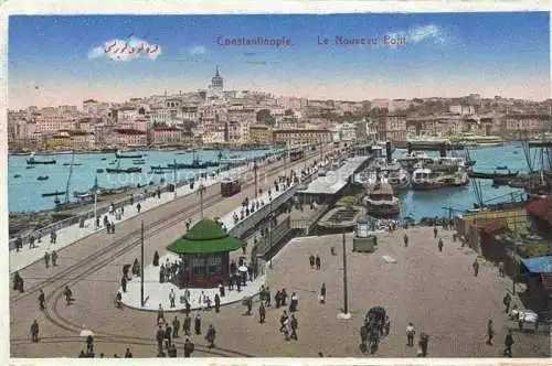 AK / Ansichtskarte  Constantinople Constantinopel ISTANBUL TK Le Nouveau Pont