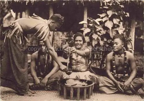 AK / Ansichtskarte  Samoa Pacific Missions Maristes d'Oceanie Ceremonie du Kava aux Iles Samoa