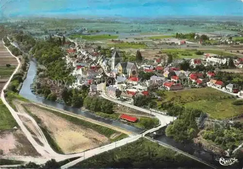 AK / Ansichtskarte  Checy Vue panoramique aerienne et le Canal d'Orleans