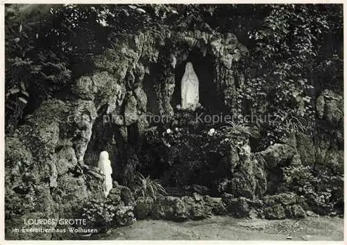 AK / Ansichtskarte  Wolhusen Sursee LU Lourdes Grotte im Exerzitienhaus Wolhusen