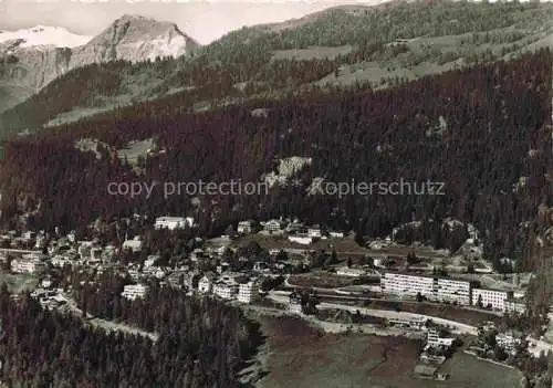 AK / Ansichtskarte  Montana Crans-Montana VS Bernische Heilstaette Bellevue Fliegeraufnahme