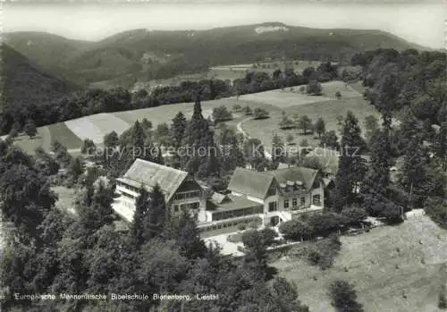 AK / Ansichtskarte  Bienenberg Liestal BL Europ Mennoritische Bibelschule Fliegeraufnahme