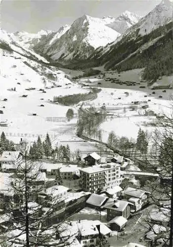 AK / Ansichtskarte  Klosters-Serneus GR Fliegeraufnahme mit Silvretta