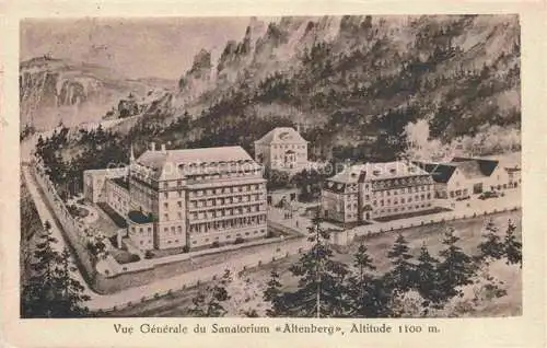 AK / Ansichtskarte  Stosswihr Stossweiler Munster Alsace 68 Haut Rhin Sanatorium Altenberg