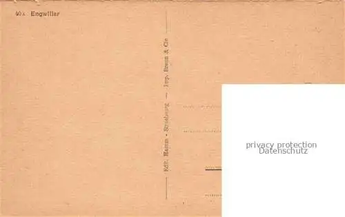 AK / Ansichtskarte  Engwiller Engweiler 67 Bas-Rhin Dorfpartie