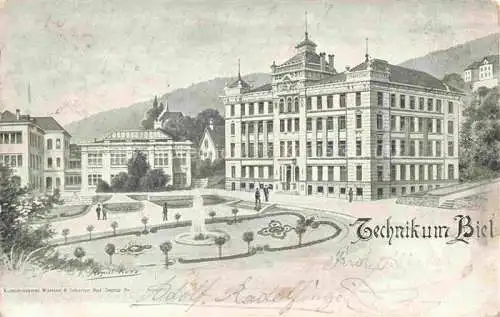 AK / Ansichtskarte  Biel Bienne BE Schloss Park