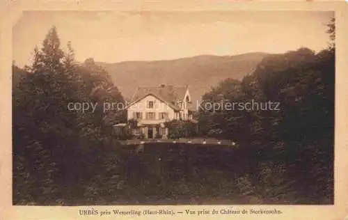 AK / Ansichtskarte  Urbes Urbis Thann 68 Haut-Rhin Vue prise du Chateau de Storkensohn