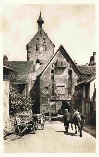 AK / Ansichtskarte  Riquewihr Ribeauville 68 Haut Rhin La porte haute vue du dehors