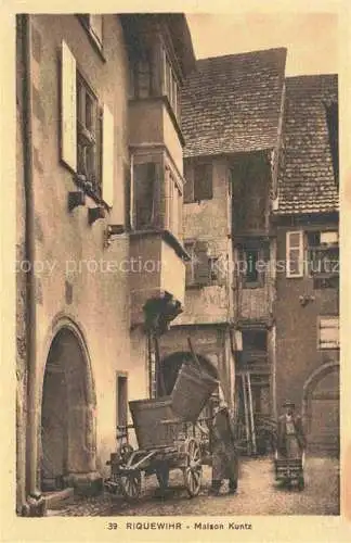 AK / Ansichtskarte  Riquewihr Ribeauville 68 Haut Rhin Maison Kuntz