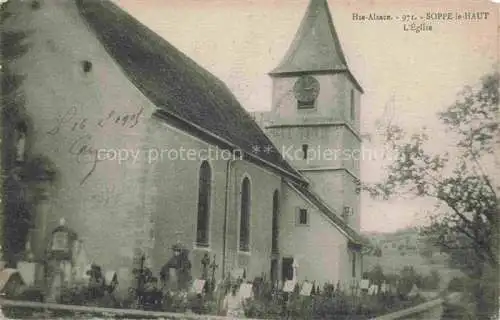 AK / Ansichtskarte  Soppe-le-Haut 68 Haut-Rhin Eglise