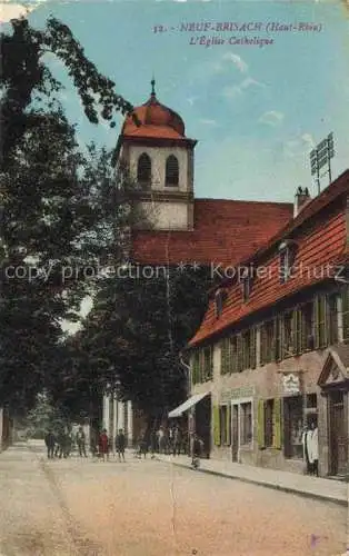 AK / Ansichtskarte  Neuf-Brisach Neu-Breisach 68 Haut-Rhin Eglise Catholique