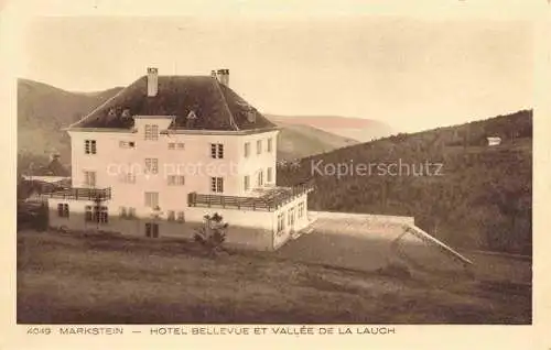 AK / Ansichtskarte  Markstein Le 1250m Oderen Thann 68 Haut-Rhin Hotel Bellevue et Vallee de la Lauch