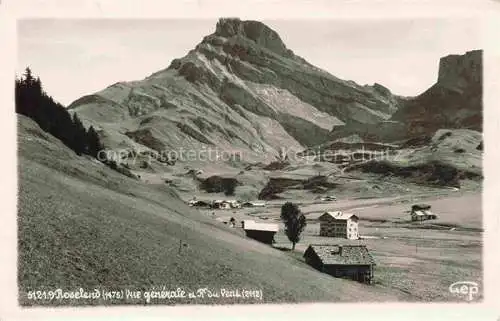 AK / Ansichtskarte  Roselend 73 Savoie Vue générale et Pic du Vent