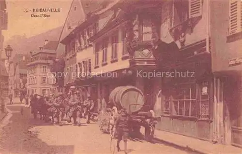 AK / Ansichtskarte  Ribeauville Rappoltsweiler 68 Haut Rhin Grande Rue