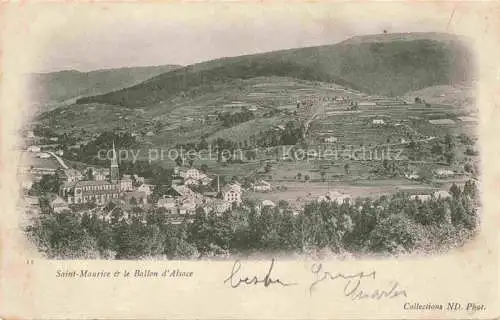 AK / Ansichtskarte  Saint-Maurice 88-sur-Mortagne Vue panoramique et le Ballon d'Alsace